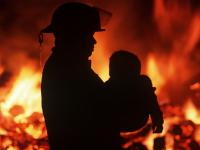 На Днепропетровщине в огне умер двухлетний ребенок из семьи переселенцев(фото)