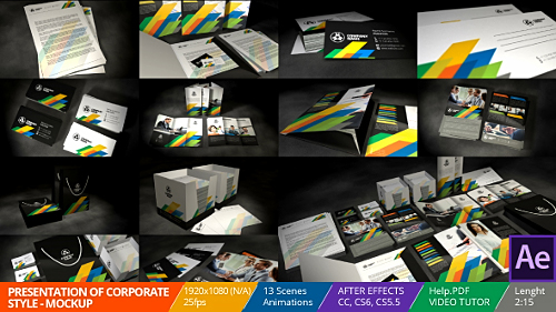 Presentation of Corporate Style - Mockup - Project for After Effects (Videohive)