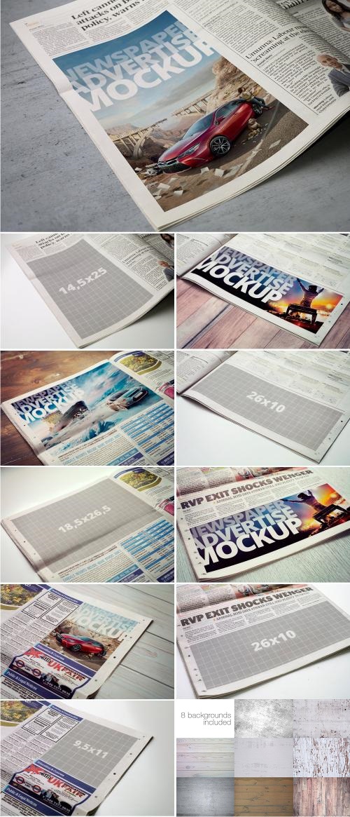 Newspaper Advertise Mockup - 2085945