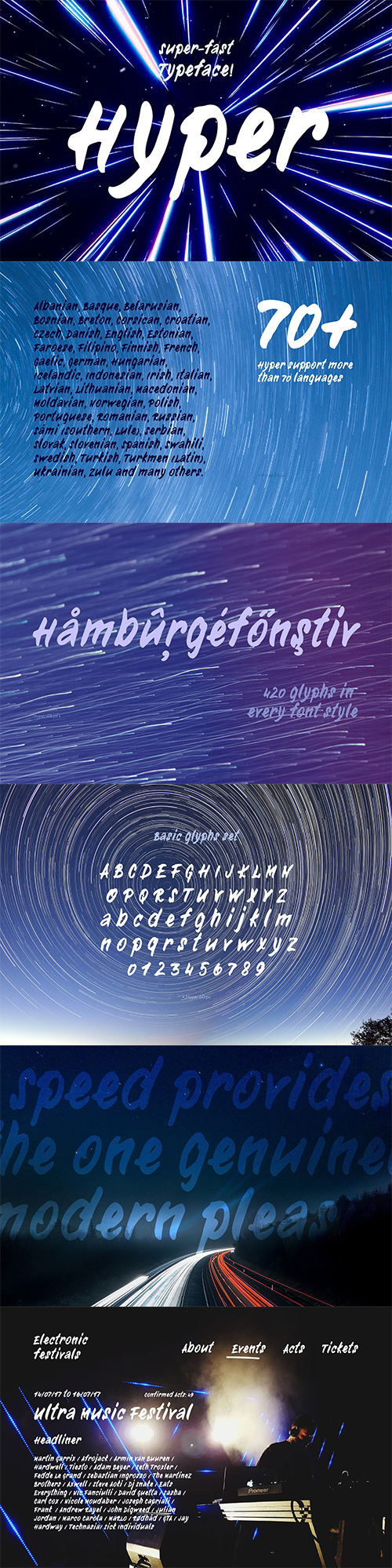 CM - Hyperhandwritten font
