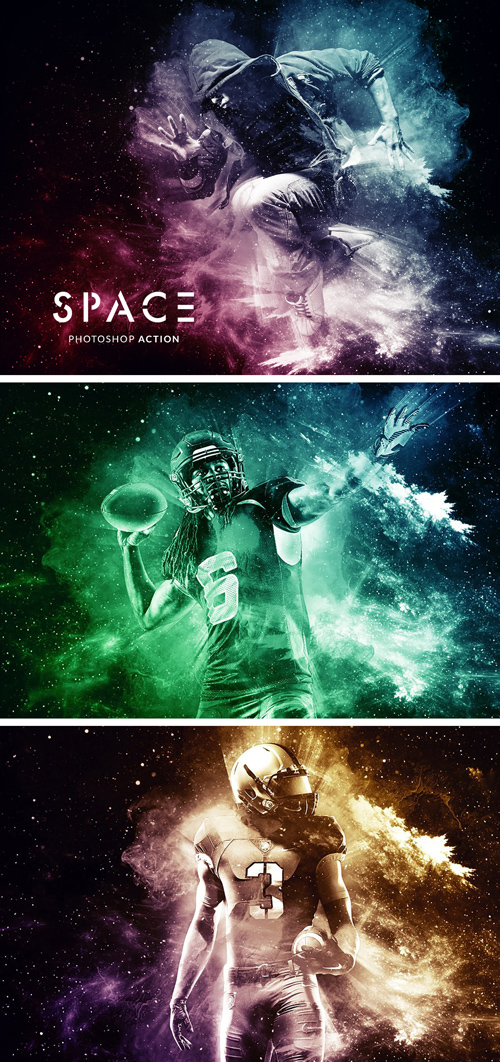 Space Action for Photoshop