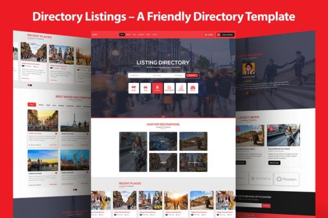 Directory Listings - A Friendly Directory Template