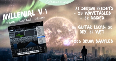 Columbo Sounds Millenial v.1 (WAV, SERUM) | 402 MB