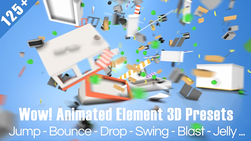 Wow! Dynamic Element 3D Presets - After Effects Presets (Videohive)