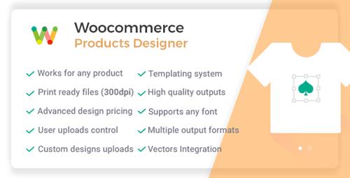 CodeCanyon - Woocommerce Products Designer v5.3.3 - Online Product Customizer for Shirts, Cards or any Web to Print Shop - 7818029