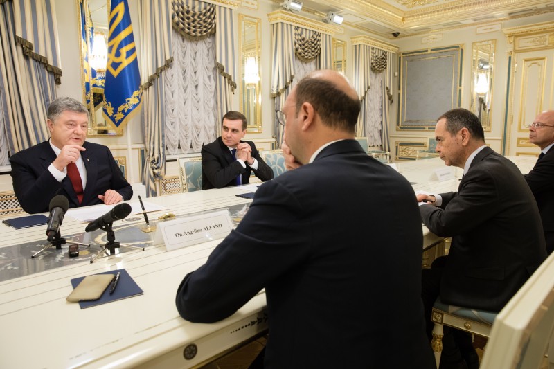 Президент України провів зустріч з Міністром закордонних справ Італії, діючим головою ОБСЄ