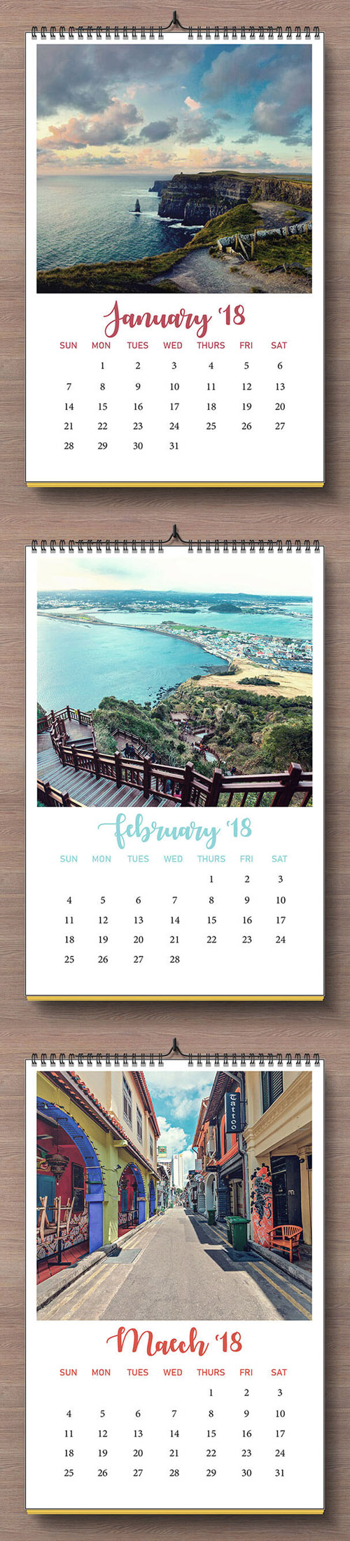 Printable 2018 Calendar