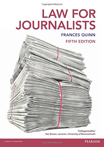 Law for Journalists, Fifth Edition