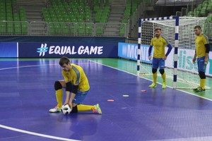 Сборная Украины по футзалу начала подготовку к матчу с Испанией