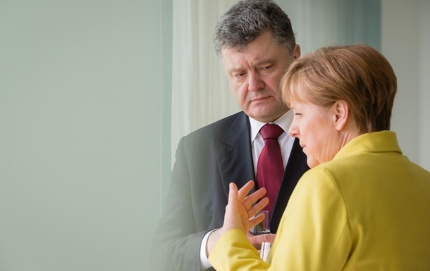 Порошенко обсудит с Меркель миротворцев в зоне АТО