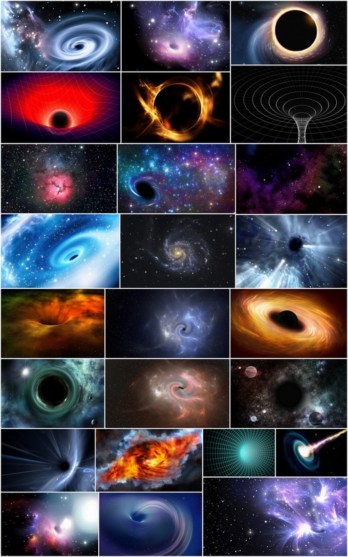 3d image black hole universe constellation spiral galaxy 25 HQ Jpeg