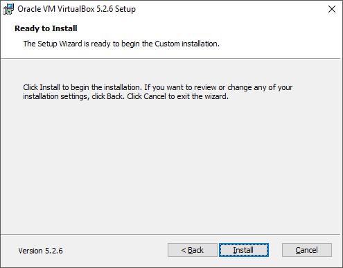 Install VirtualBox.  Step 5