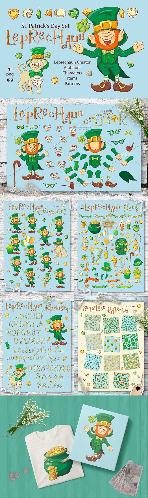 Leprechaun  St. Patricks Day Set 2231895