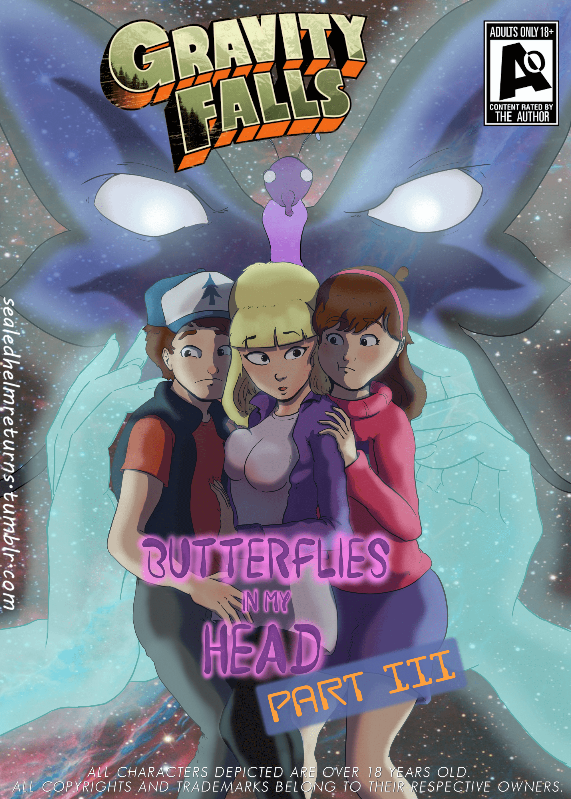 SealedHelm - Butterflies in my head - Part 3 - Gravity falls XXX comic - Ongoing