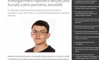 В Словакии СМИ выпустили расследование убитого журналиста
