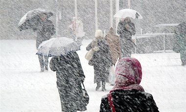 1-ый день весны: Украину заметает снегом - карты