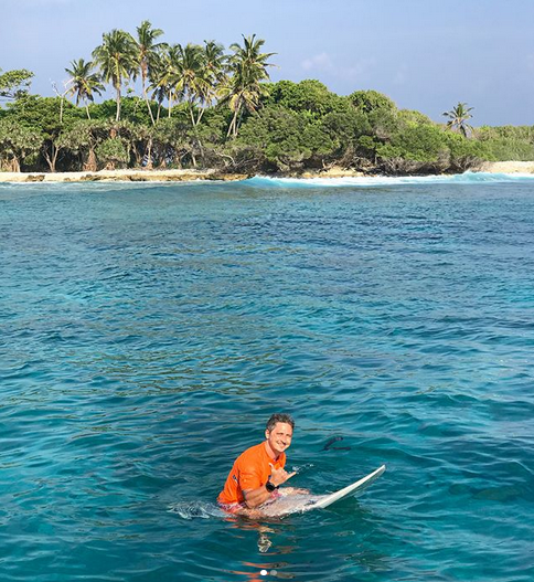 Александр Педан отправился в долгожданный отпуск на Мальдивы