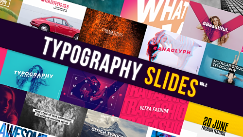Typography Slides - Project for After Effects (Videohive)