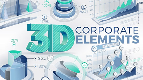 3D Corporate Elements - Project for After Effects (Videohive)