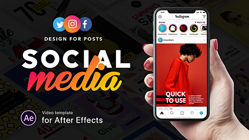 Social Media - Design for Posts - Project for After Effects (Videohive)