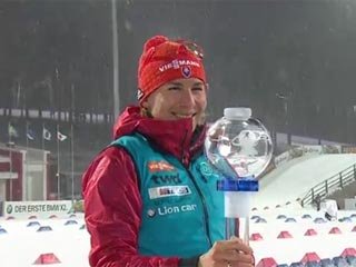 Анастасия Кузьмина завоевала Малый Хрустальный глобус в спринте