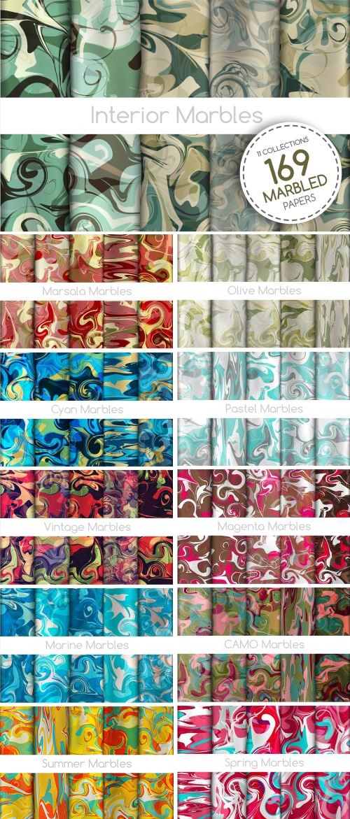 The BIGGEST Marbled Paper Collection - 2338019