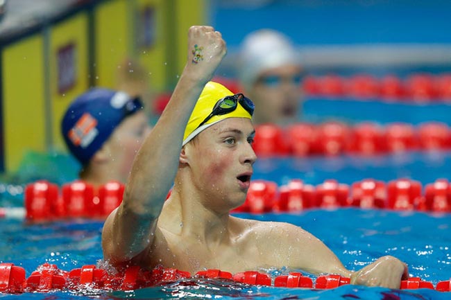 Михаил Романчук - чемпион Европы в плавании на 400 м кролем