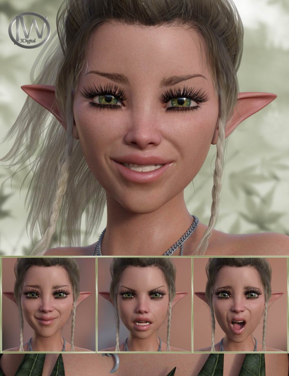 A Nice Fairy - Expressions for Genesis 8 Female and Mika 8
