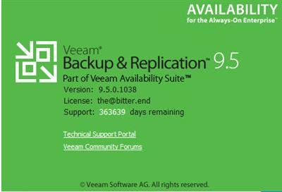 Veeam Backup & Replication 9.5.0.1922 (x64)
