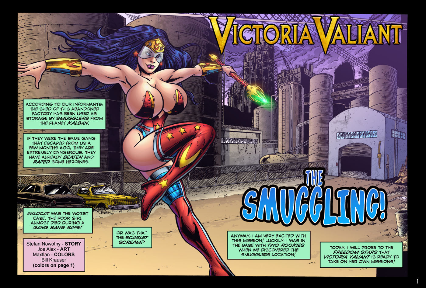 Superheroine Comixxx - Victoria Valiant
