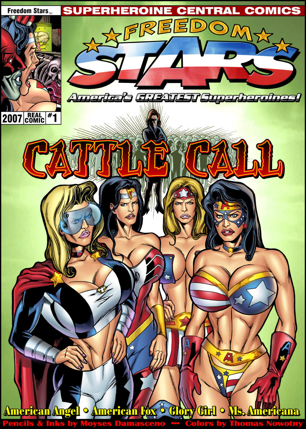 Superheroine Comixxx - Freedom Stars-Cattle call 1-2