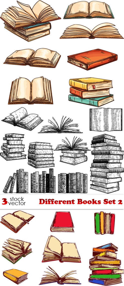 Vectors - Different Books Set 2