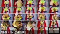 Panty Scat: (Anna Coprofield) - Dirty Yellow Panties [FullHD 1080p] - Pantyhose, Solo